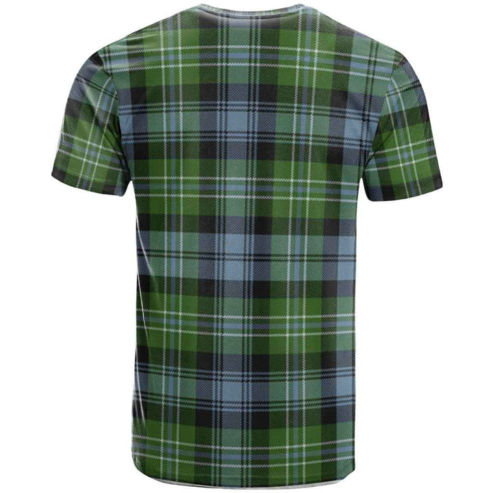 Scottish Arbuthnot Clan Crest Tartan T-Shirt Back Side Tartan Plaid