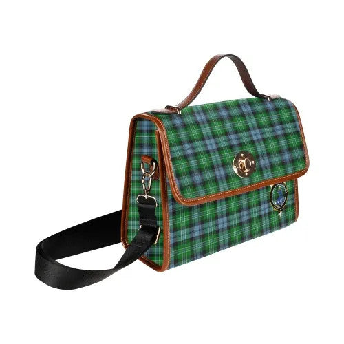 Scottish Arbuthnot Clan Crest Tartan Waterproof Canvas Bag Tartan Plaid 3