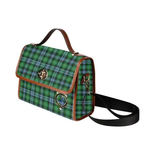 Scottish Arbuthnot Clan Crest Tartan Waterproof Canvas Bag Tartan Plaid 4