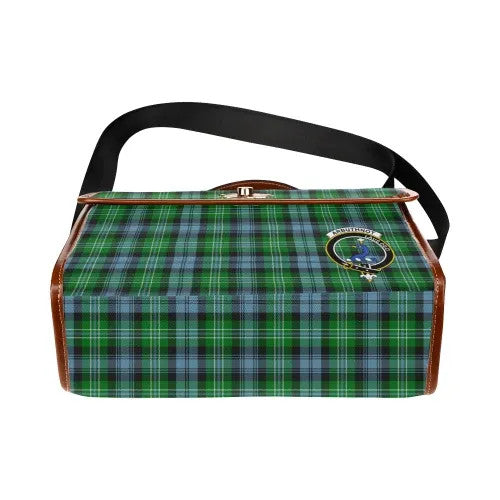 Scottish Arbuthnot Clan Crest Tartan Waterproof Canvas Bag Tartan Plaid 5