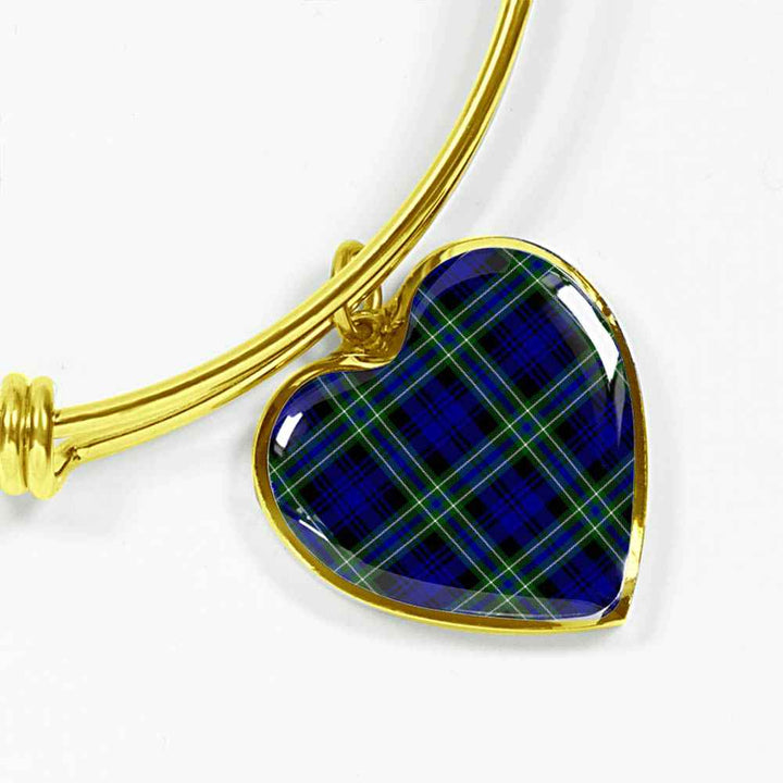 Scottish Arbuthnot Modern Clan Tartan Bangle Heart Tartan Plaid 2