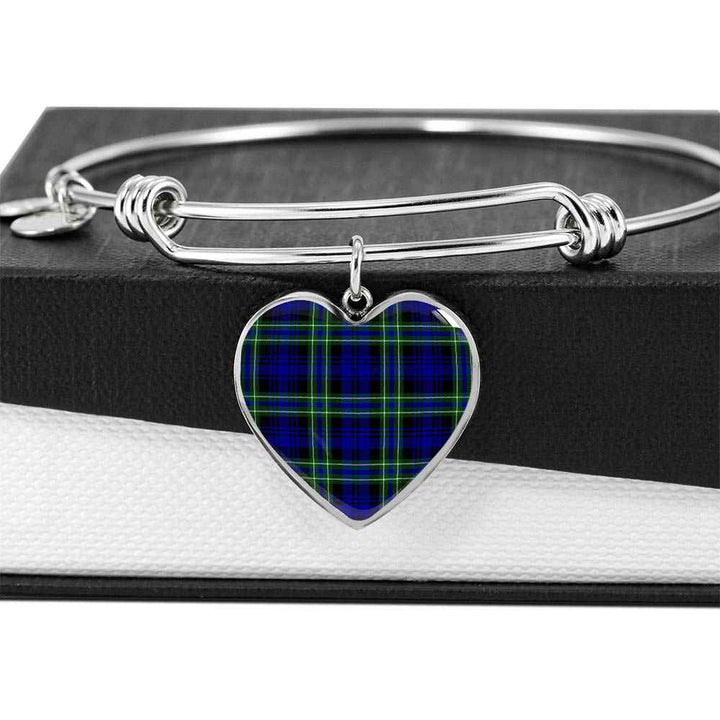 Scottish Arbuthnot Modern Clan Tartan Bangle Heart Tartan Plaid 5