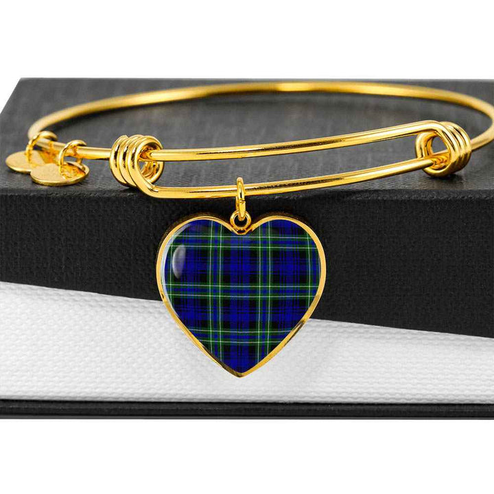 Scottish Arbuthnot Modern Clan Tartan Bangle Heart Tartan Plaid 6