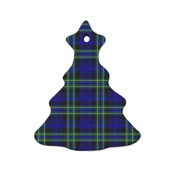 Scottish Arbuthnot Modern Clan Tartan Ceramic Ornament  Tree Shape Tartan Plaid