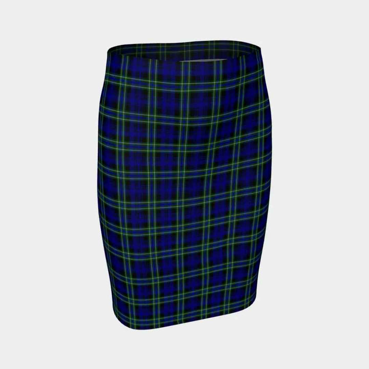 Scottish Arbuthnot Modern Clan Tartan Fitted Skirt Tartan Plaid 1
