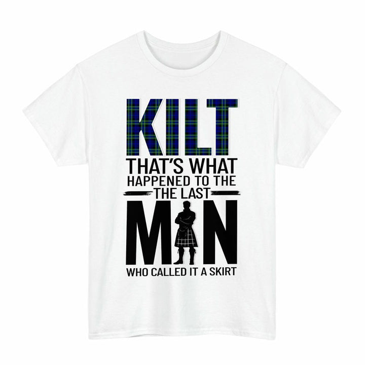 Scottish Arbuthnot Modern Clan Tartan Funny Scotland Kilt T-Shirt Tartan Plaid White Color