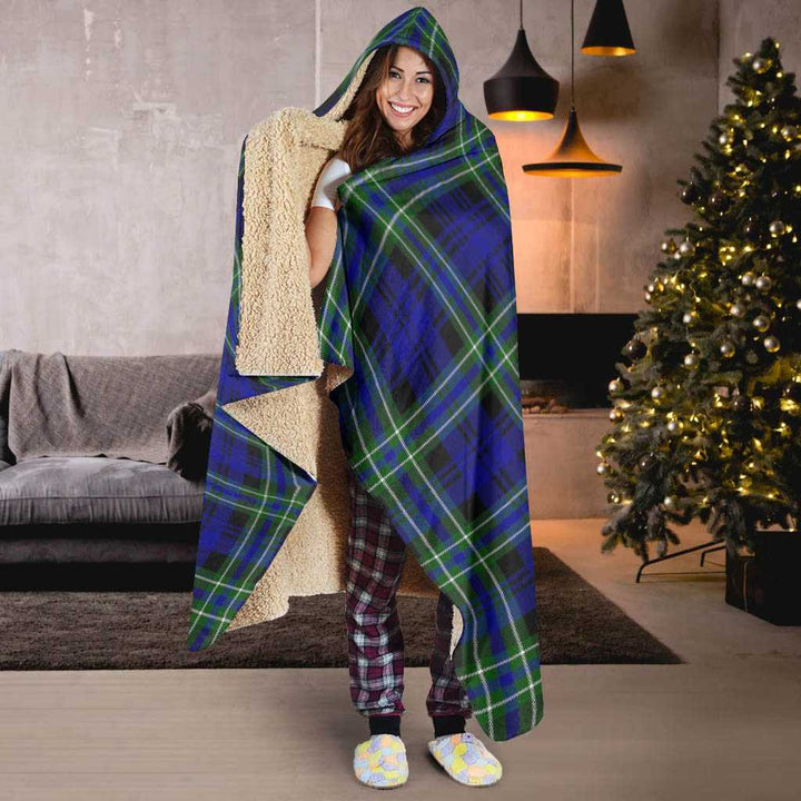 Scottish Arbuthnot Modern Clan Tartan Hooded Blanket Tartan Plaid 6