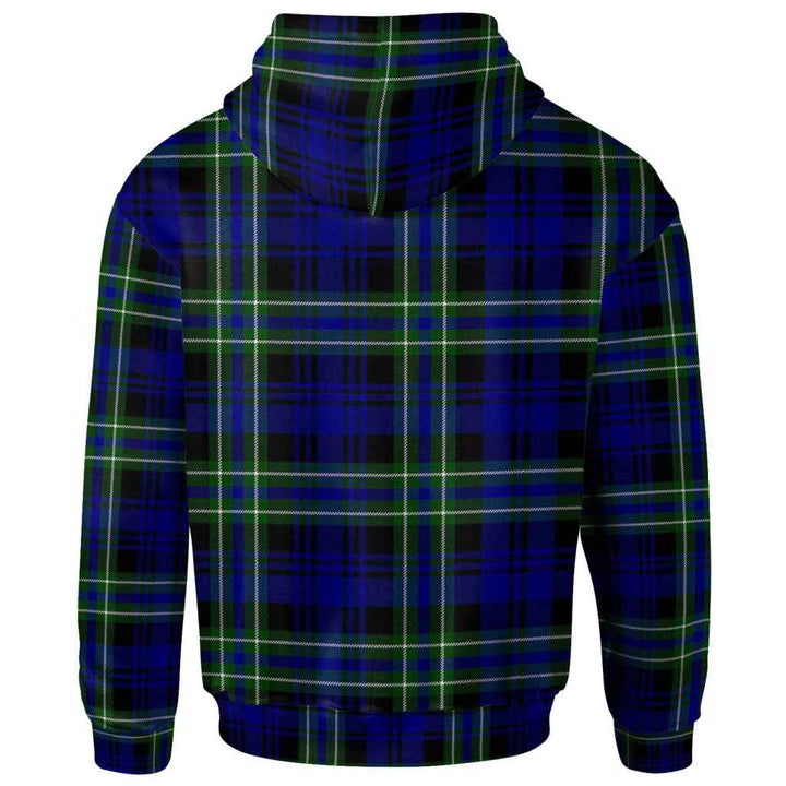 Scottish Arbuthnot Modern Clan Tartan Hoodie Back Side Tartan Plaid