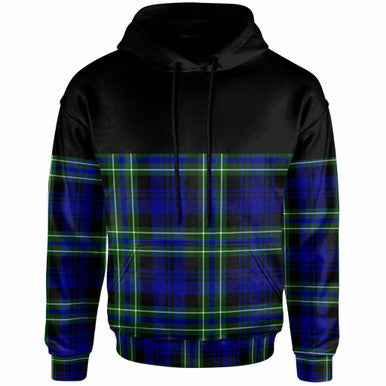Scottish Arbuthnot Modern Clan Tartan Hoodie - Horizontal Style Front Side Tartan Plaid