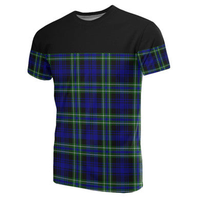Scottish Arbuthnot Modern Clan Tartan T-Shirt Horizontal Style Front Side Tartan Plaid