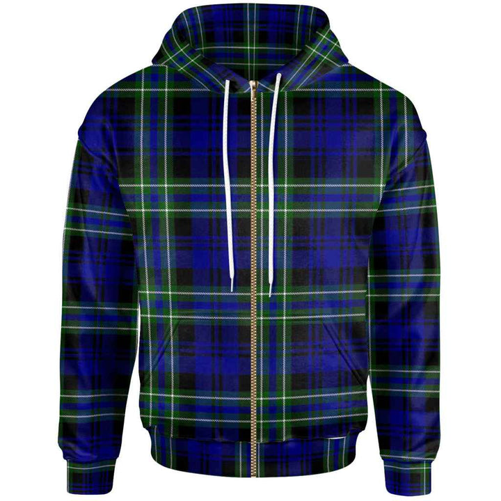 Scottish Arbuthnot Modern Clan Tartan Hoodie Zip Tartan Plaid
