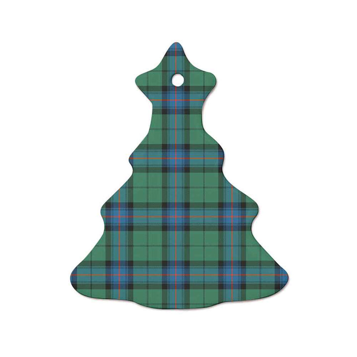 Scottish Armstrong Ancient Clan Tartan Ceramic Ornament  Tree Shape Tartan Plaid