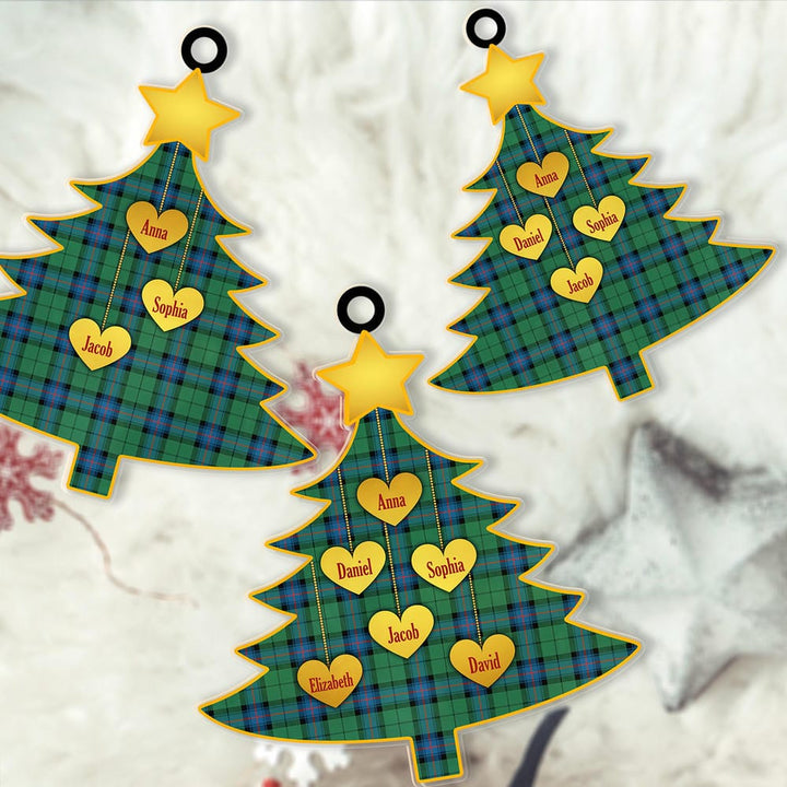 Scottish Armstrong Ancient Clan Tartan Ornament Custom Family Christmas Tree Tartan Plaid 2