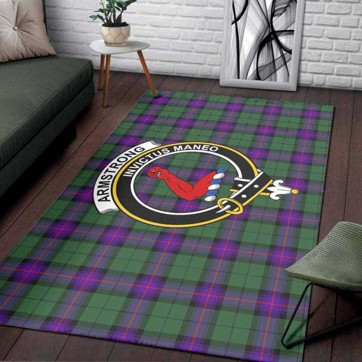 Scottish Armstrong Clan Crest Tartan Area Rug Tartan Plaid 3