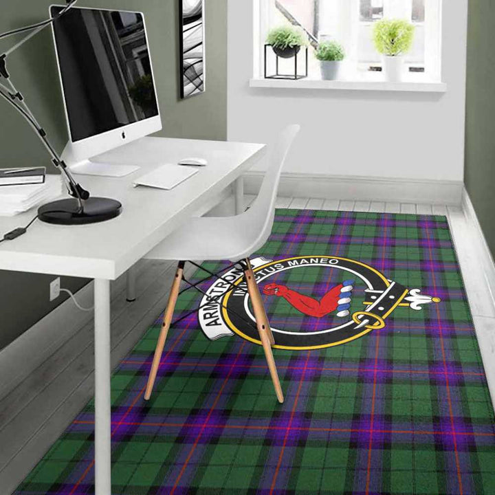 Scottish Armstrong Clan Crest Tartan Area Rug Tartan Plaid 4