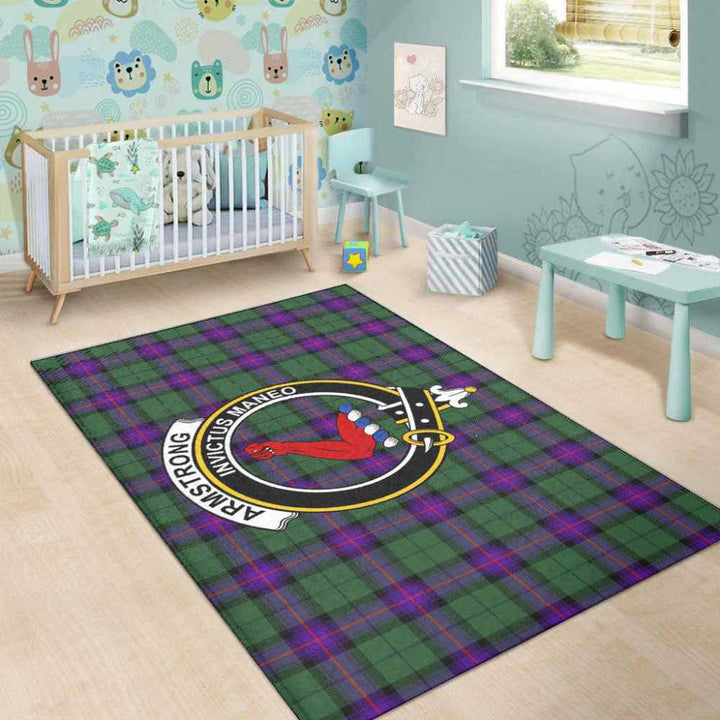 Scottish Armstrong Clan Crest Tartan Area Rug Tartan Plaid 5