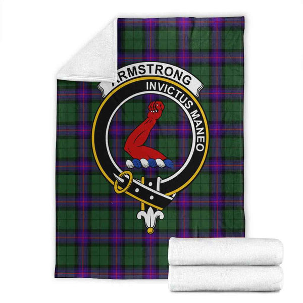 Scottish Armstrong Clan Crest Tartan Blanket Tartan Plaid 1
