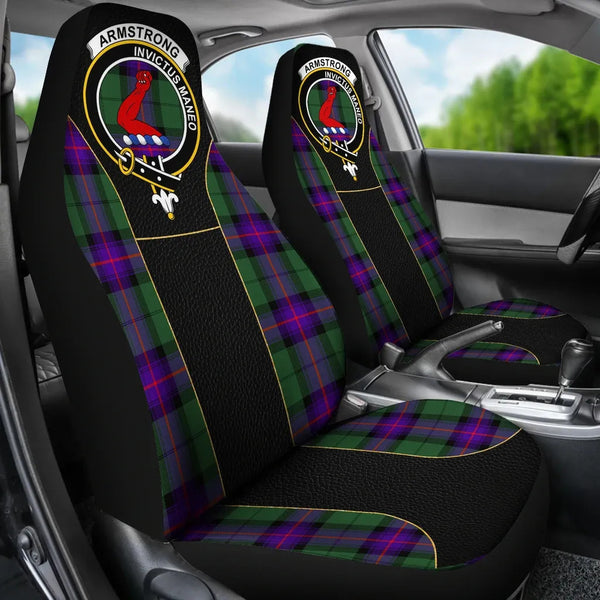 Scottish Armstrong Clan Crest Tartan Car Seat Covers - Special Style 2