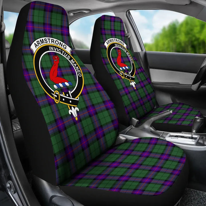 Scottish Armstrong Clan Crest Tartan Car Seat Covers 3