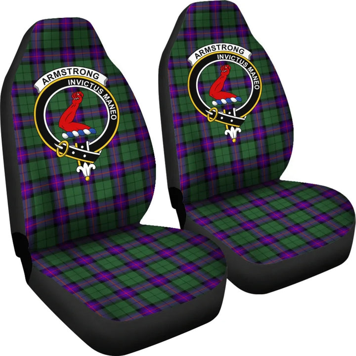 Scottish Armstrong Clan Crest Tartan Car Seat Covers 4