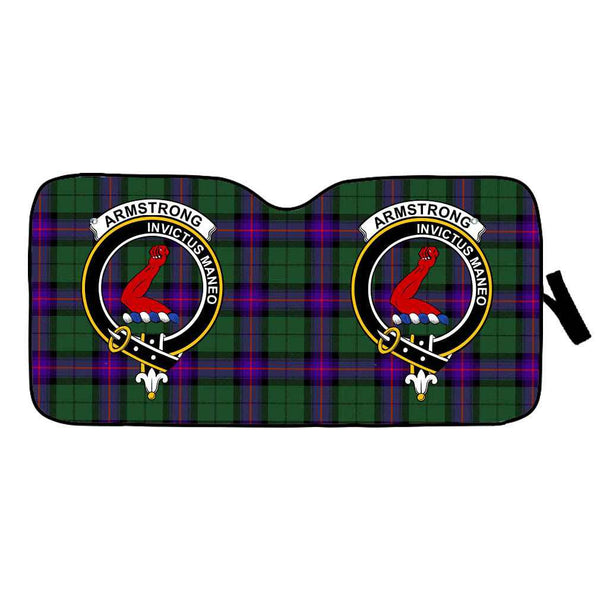 Scottish Armstrong Clan Crest Tartan Car Windshield Sun Shade Tartan Plaid 1