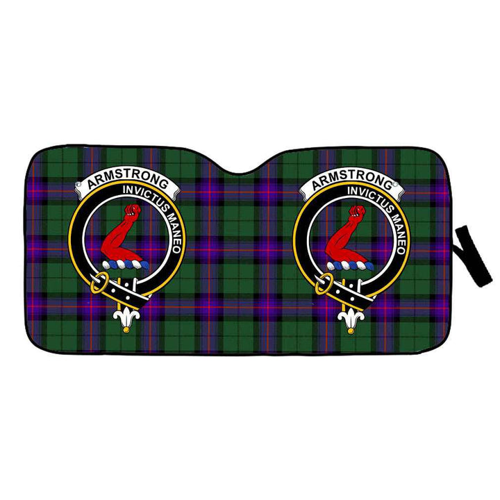 Scottish Armstrong Clan Crest Tartan Car Windshield Sun Shade Tartan Plaid 1