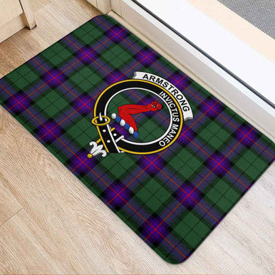Scottish Armstrong Clan Crest Tartan Door Mat Tartan Plaid 2