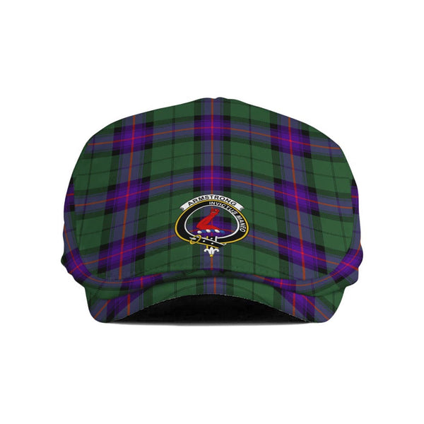 Scottish Armstrong Clan Crest Tartan Flat Cap Tartan Plaid 1
