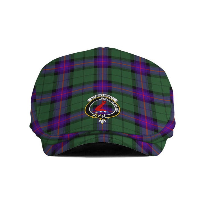 Scottish Armstrong Clan Crest Tartan Flat Cap Tartan Plaid 1
