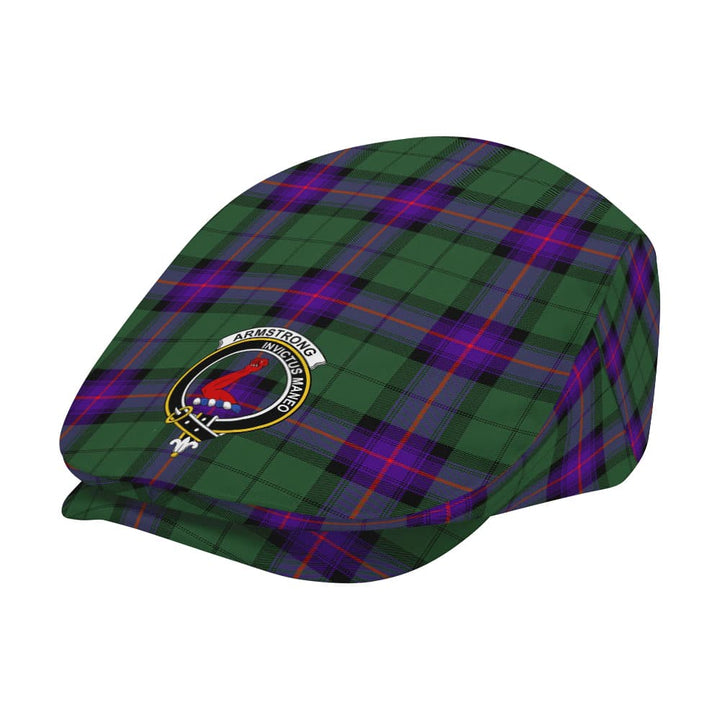 Scottish Armstrong Clan Crest Tartan Flat Cap Tartan Plaid 2