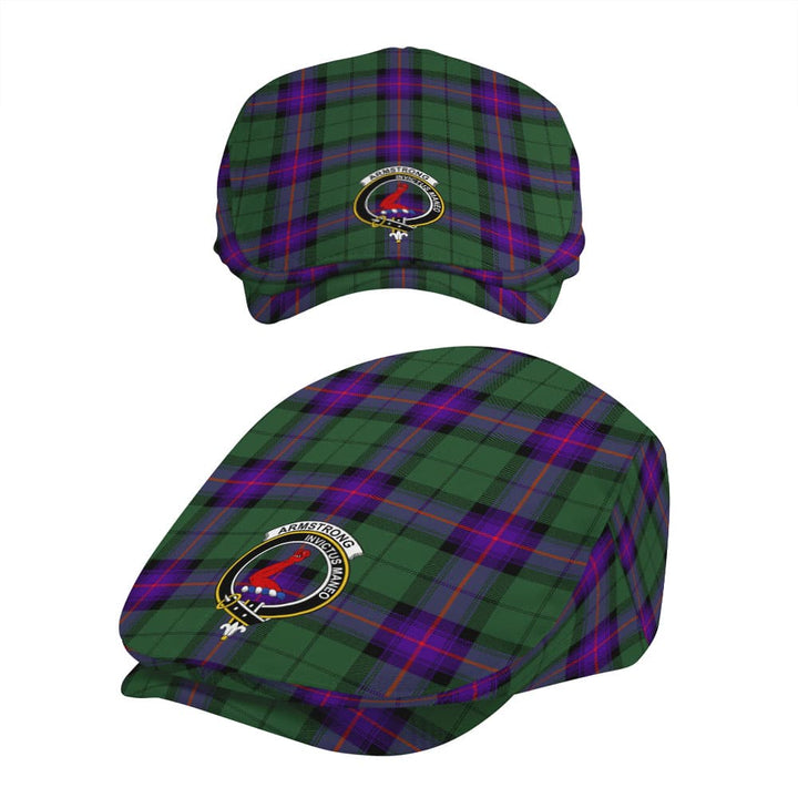Scottish Armstrong Clan Crest Tartan Flat Cap Tartan Plaid 5