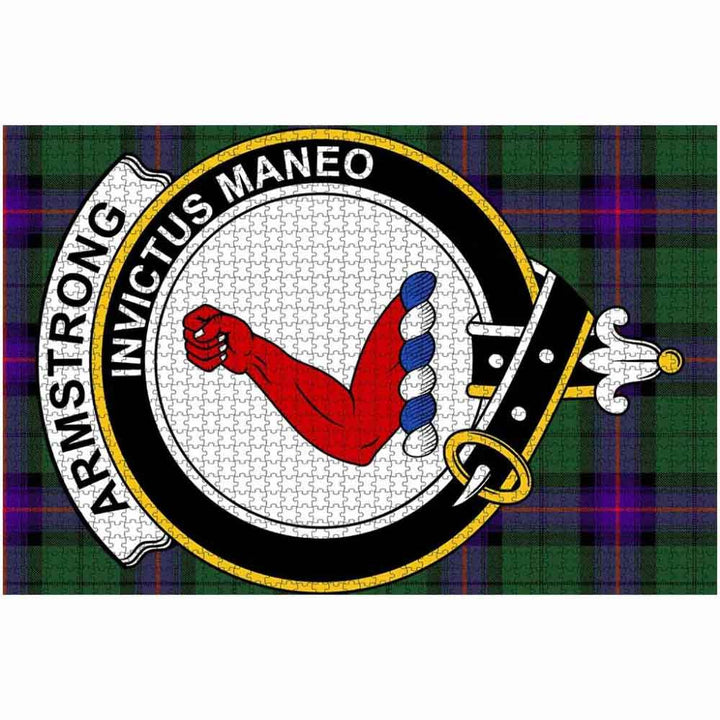 Scottish Armstrong Clan Crest Tartan Jigsaw Puzzle 2