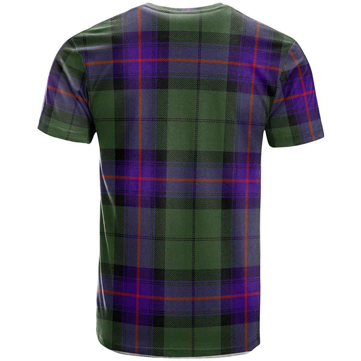 Scottish Armstrong Clan Crest Tartan T-Shirt Back Side Tartan Plaid