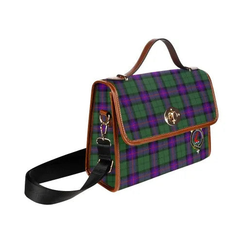 Scottish Armstrong Clan Crest Tartan Waterproof Canvas Bag Tartan Plaid 3