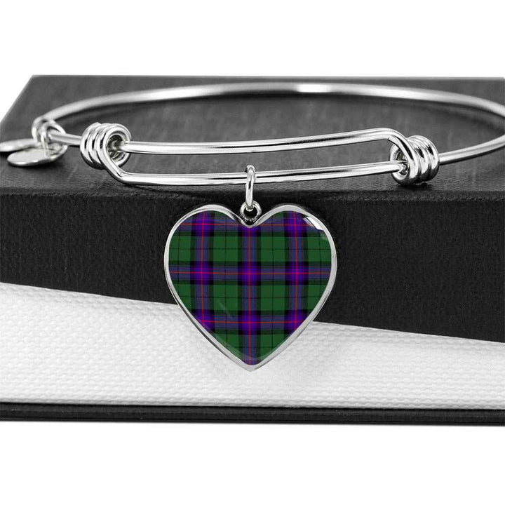 Scottish Armstrong Modern Clan Tartan Bangle Heart Tartan Plaid 5