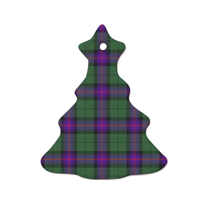 Scottish Armstrong Modern Clan Tartan Ceramic Ornament  Tree Shape Tartan Plaid