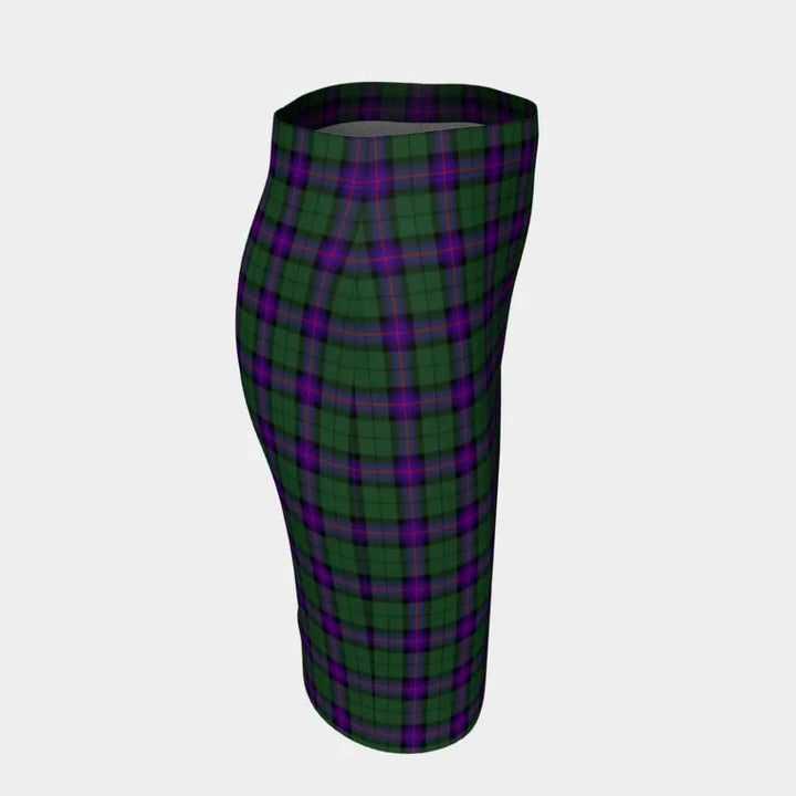 Scottish Armstrong Modern Clan Tartan Fitted Skirt Tartan Plaid 3