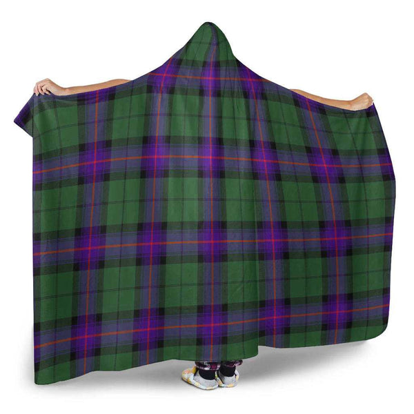 Scottish Armstrong Modern Clan Tartan Hooded Blanket Tartan Plaid 2