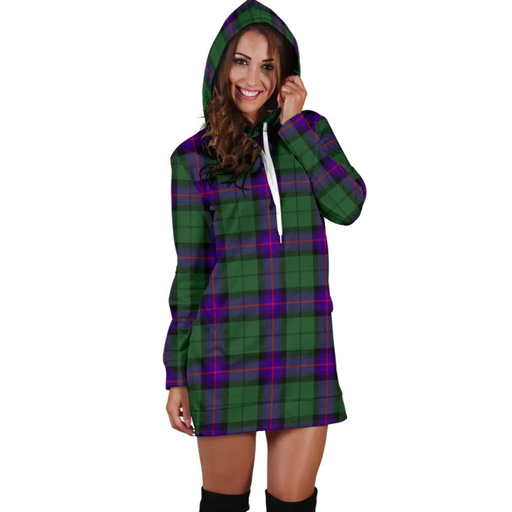 Scottish Armstrong Modern Clan Tartan Hoodie Dress