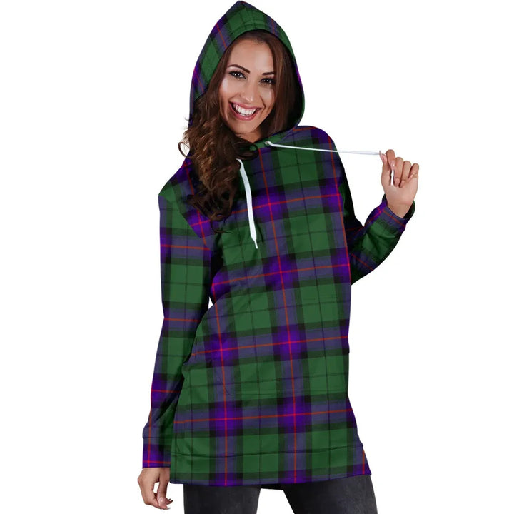 Scottish Armstrong Modern Clan Tartan Hoodie Dress