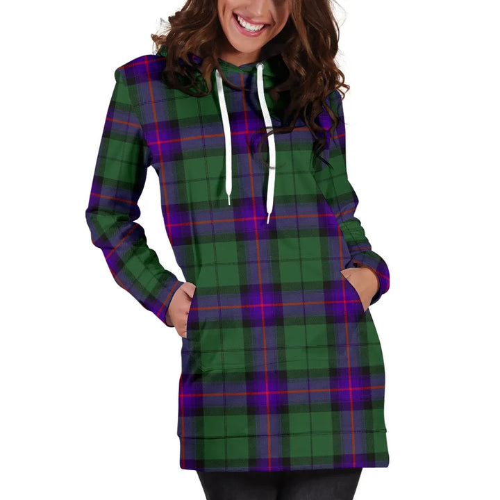 Scottish Armstrong Modern Clan Tartan Hoodie Dress