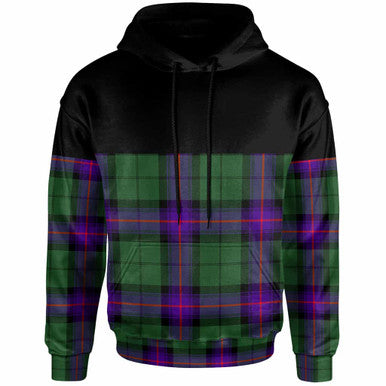 Scottish Armstrong Modern Clan Tartan Hoodie - Horizontal Style Front Side Tartan Plaid