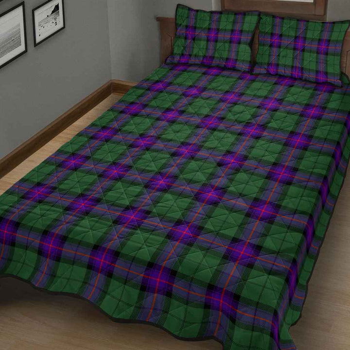 Scottish Armstrong Modern Clan Tartan Quilt Bed Set Tartan Plaid 3