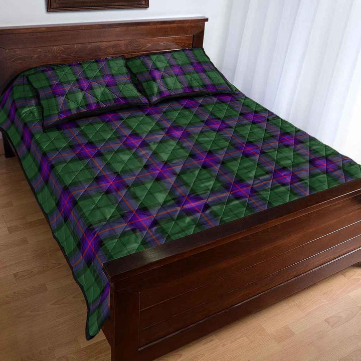 Scottish Armstrong Modern Clan Tartan Quilt Bed Set Tartan Plaid 4