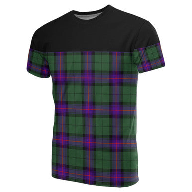 Scottish Armstrong Modern Clan Tartan T-Shirt Horizontal Style Front Side Tartan Plaid