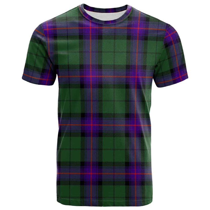 Scottish Armstrong Modern Clan Tartan T-Shirt Front Side Tartan Plaid