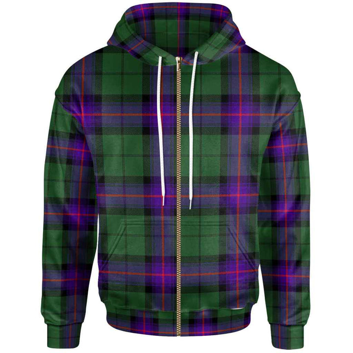 Scottish Armstrong Modern Clan Tartan Hoodie Zip Tartan Plaid