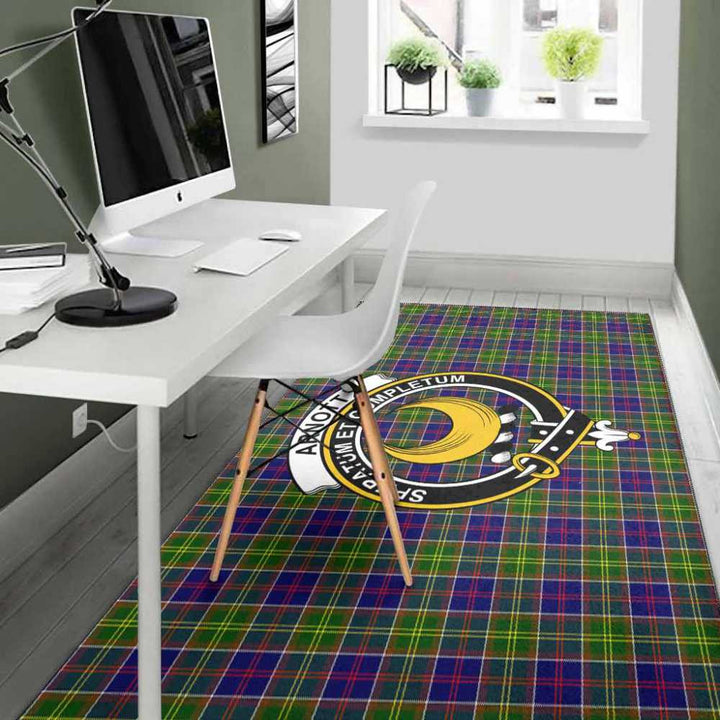 Scottish Arnott Clan Crest Tartan Area Rug Tartan Plaid 4