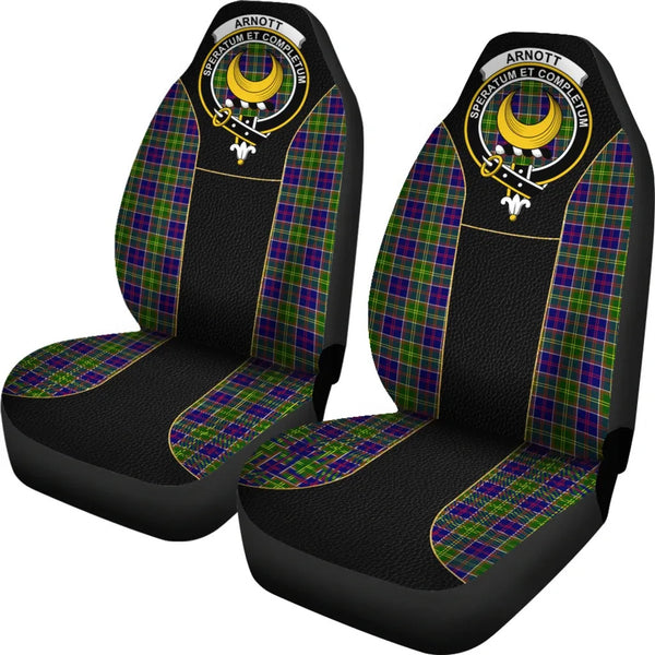 Scottish Arnott Clan Crest Tartan Car Seat Covers - Special Style 2