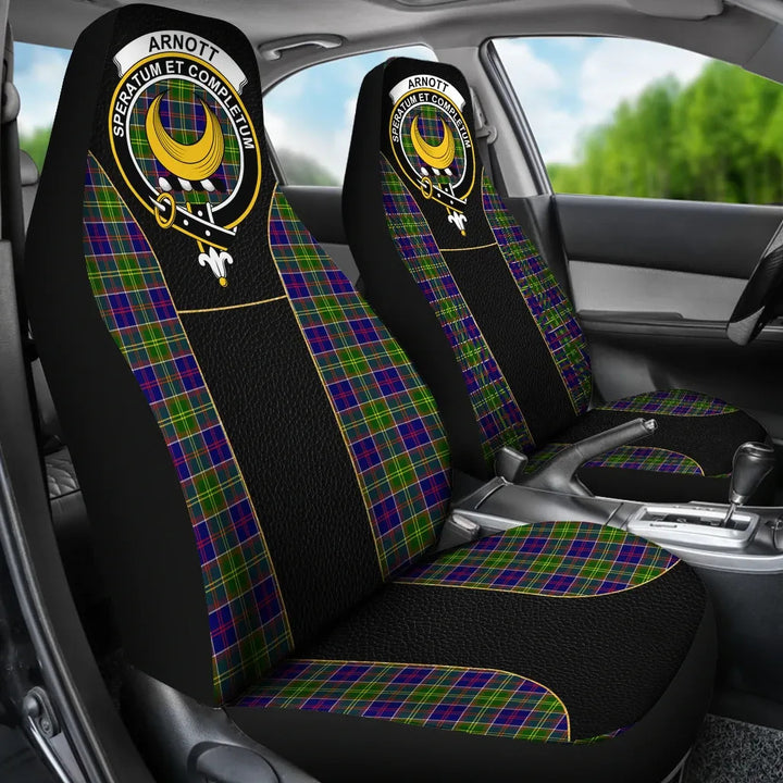 Scottish Arnott Clan Crest Tartan Car Seat Covers - Special Style 3